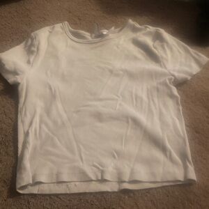 H&M Cream Short Sleeve Tee